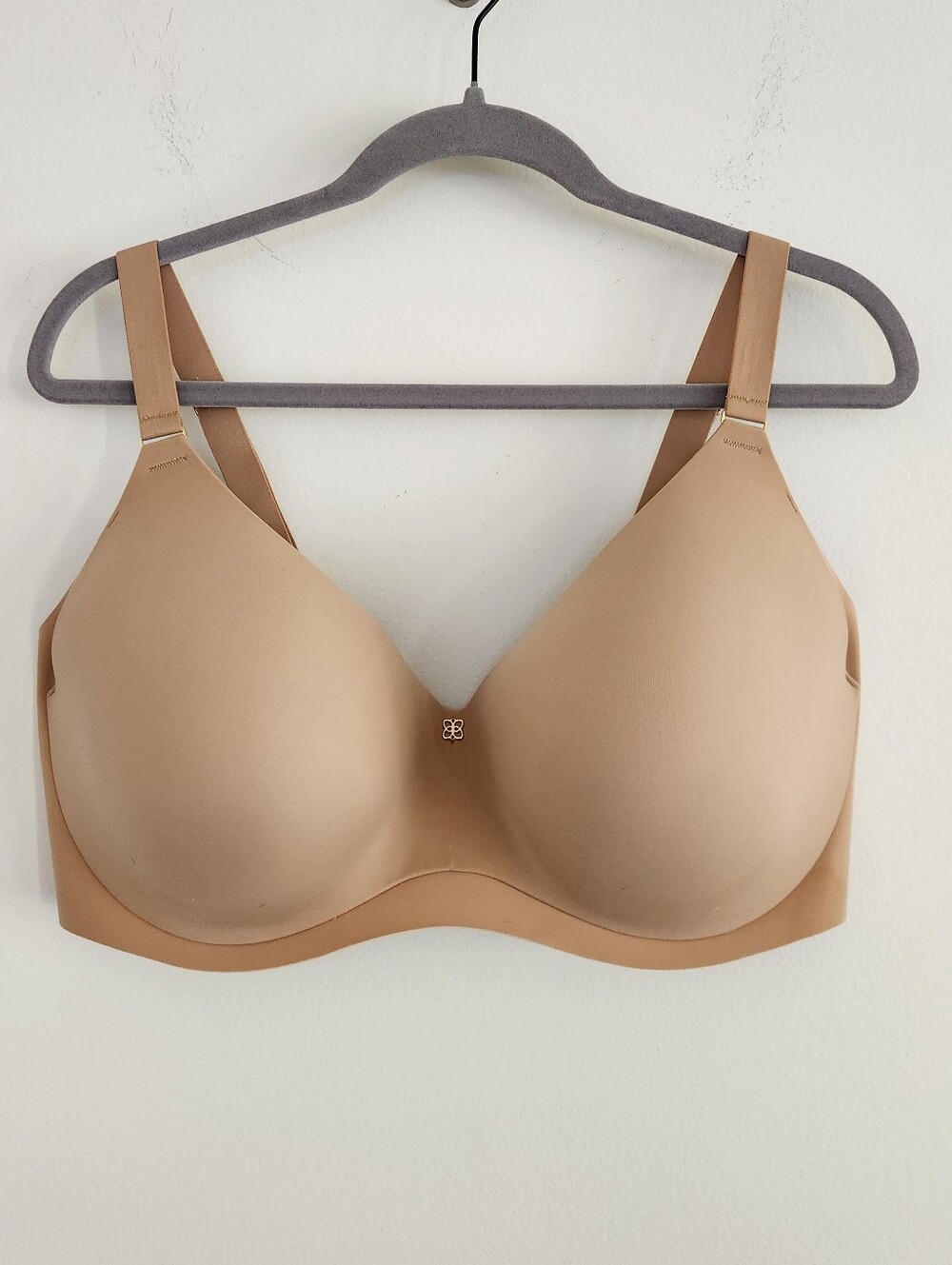 NWT Honeylove CloudEmbrace Wireless T-Shirt Bra Sand 42DD